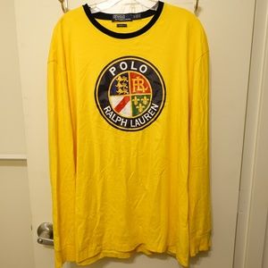 Polo Ralph Lauren Yellow Crest Long-Sleeve T-Shirt